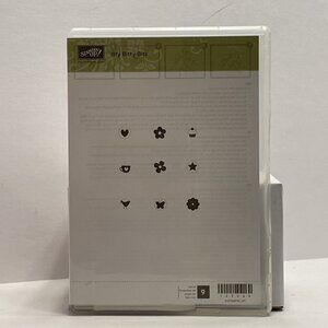 Stampin Up Itty Bitty Bits Rubber Stamps Set of 9 #120060 Stampin’ Stamping